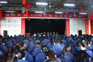 順勢(shì)藥業(yè)舉行2024年度工作總結(jié)表彰大會(huì)